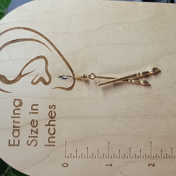 Painter's Palette Drop Earrings - Picture 3 of 6